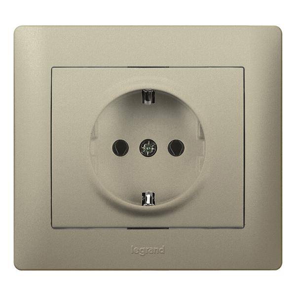 Legrand 771462 Steckdose (SL) Galea titanium von Legrand GmbH