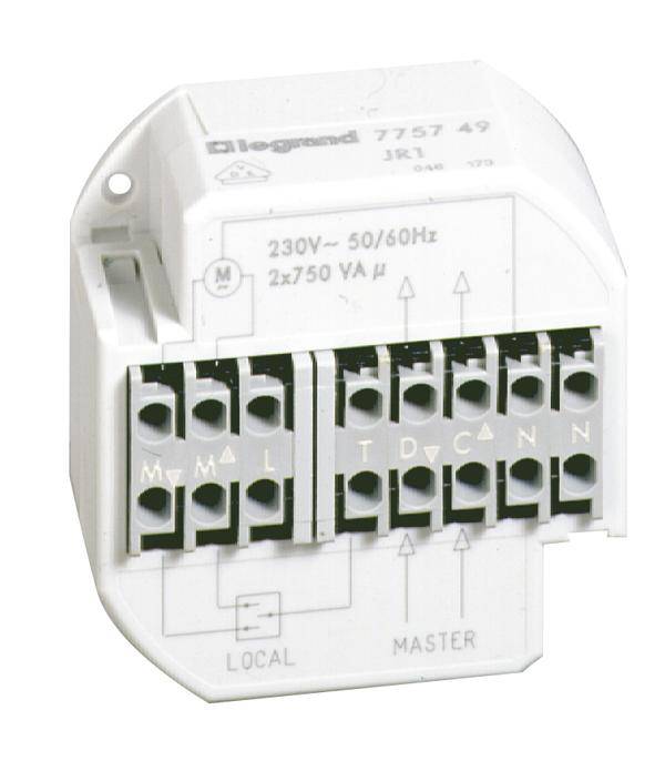 Legrand 775749 Einsatz Jalousierelais 230V 50/60Hz Legrand 775749 Einsatz Jalousierelais 230V 50/60Hz von Legrand GmbH