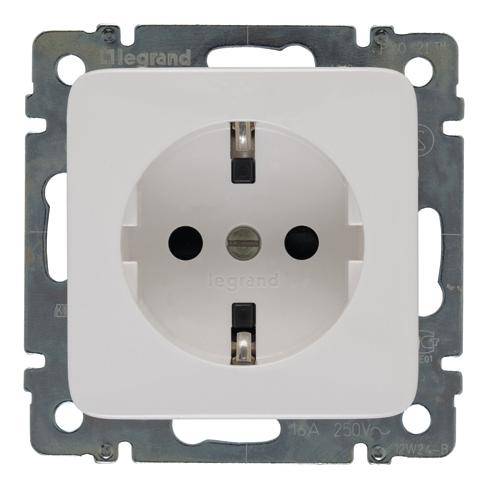 Legrand 776222 Steckdose (SL) Ber.schutz Creo ultraweiß von Legrand GmbH