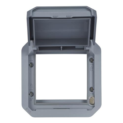 LEGRAND, Plexo New Einsatz, Mosaic Adapter mit Klappdeckel, Farbe: Grau, 069584L LEGRAND, Plexo New Einsatz, Mosaic Adapter mit Klappdeckel, Farbe: Grau, 069584L von Legrand