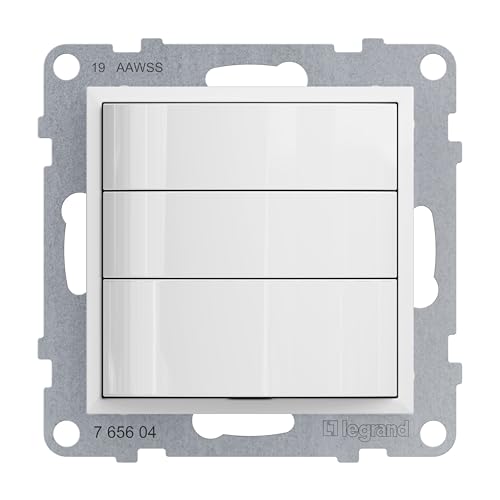 LEGRAND, SEANO 2-Leiter-Bewegungsmelder-Einsatz inkl. Abdeckung, 180° Erfassungsbereich, mit Handbetätigung, 100 W, 5–20m, Farbe: Ultraweiß, 765604 LEGRAND, SEANO 2-Leiter-Bewegungsmelder-Einsatz inkl. Abdeckung, 180° Erfassungsbereich, mit Handbetätigung, 100 W, 5–20m, Farbe: Ultraweiß, 765604 von Legrand