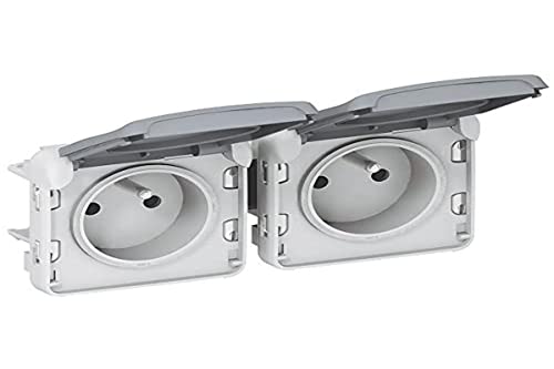 LEGRAND - Prises 2x2P+T horizontal précâblées composable gris 16 A 250 V LEGRAND PLEXO 069562 - LEG-069562 LEGRAND - Prises 2x2P+T horizontal précâblées composable gris 16 A 250 V LEGRAND PLEXO 069562 - LEG-069562 von Legrand
