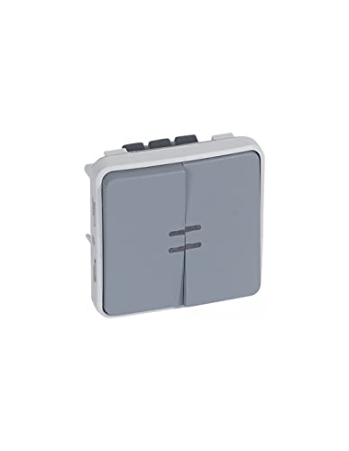LEGRAND - Va-et-vient lumineux + poussoir lumineux composable gris 10 AX LEGRAND PLEXO 069519 - LEG-069519 LEGRAND - Va-et-vient lumineux + poussoir lumineux composable gris 10 AX LEGRAND PLEXO 069519 - LEG-069519 von Legrand