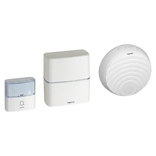 Legrand 094272 Funk-Gong mit Doppelkabel, batteriebetrieben, Weiß Legrand 094272 Funk-Gong mit Doppelkabel, batteriebetrieben, Weiß von Legrand