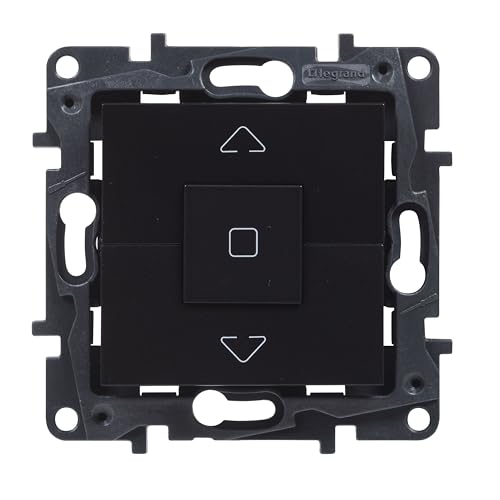 Legrand 398246 – Schalter für Jalousien 6AX für Unterputzinstallation, Serie Niloé Step, Anthrazit Legrand 398246 – Schalter für Jalousien 6AX für Unterputzinstallation, Serie Niloé Step, Anthrazit von Legrand