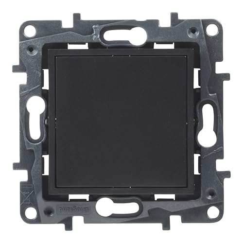 Legrand 398308 Blindabdeckung für Unterputzinstallation, Serie Niloé Step, Anthrazit Legrand 398308 Blindabdeckung für Unterputzinstallation, Serie Niloé Step, Anthrazit von Legrand
