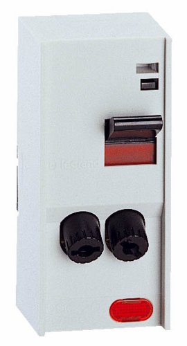 Legrand LEG93002 Programmierbare Automatiksteuerung (Programmable Automation Controller, PAC)/Schalter mit 2-poliger Sicherung und LED-Leuchte, 4.600 W, Grau von Legrand