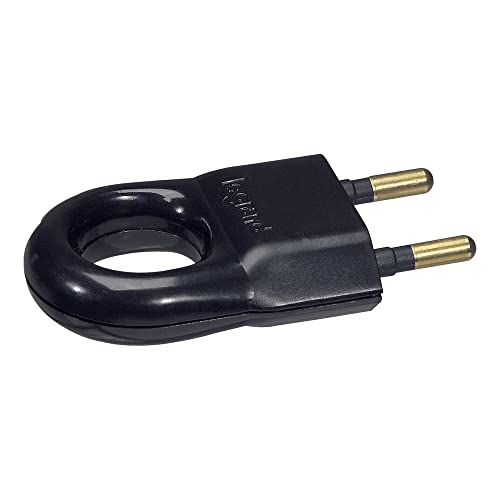 Legrand Plug keine Erde 6 A mit Ring, One Size, Schwarz Legrand Plug keine Erde 6 A mit Ring, One Size, Schwarz von Legrand