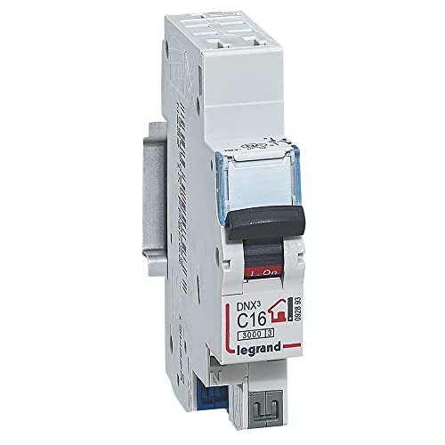 Legrand leg92893 dnx3 Leitungsschutzschalter 1p + NG C16 3000 A Motors 1 Modul von Legrand