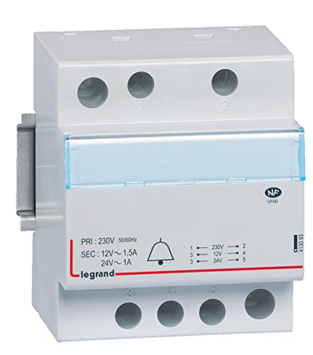 Trafo für Läutewerk 230 V/24-12 V- 24-18 Legrand LEG413093 VA Trafo für Läutewerk 230 V/24-12 V- 24-18 Legrand LEG413093 VA von Legrand