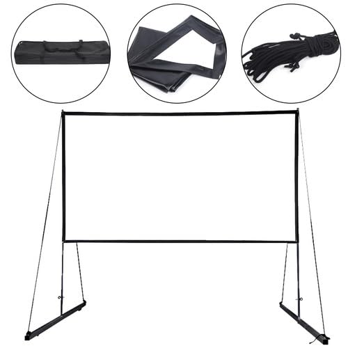 150 Zoll Tragbare Diaprojektionswand Mit StäNder Leinwand Stativ Projektorleinwand Mobile Projektionswand ProjektionswandstäNder Tragetasche 4K Hd 16:9 FüR Heimkino GeschäFtspräSentationen Weiß 150 Zoll Tragbare Diaprojektionswand Mit StäNder Leinwand Stativ Projektorleinwand Mobile Projektionswand ProjektionswandstäNder Tragetasche 4K Hd 16:9 FüR Heimkino GeschäFtspräSentationen Weiß von Legwfdthy