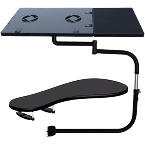 Tastatur Mauspad KlemmstüTze Laptop Halter Halterung Maus StäNder Computer Adjustable Chair Keyboard Tray TastaturstäNder Mit LüFter HöHenverstellbar BelüFteter LaptopstäNder Quadratischer Schwarz Tastatur Mauspad KlemmstüTze Laptop Halter Halterung Maus StäNder Computer Adjustable Chair Keyboard Tray TastaturstäNder Mit LüFter HöHenverstellbar BelüFteter LaptopstäNder Quadratischer Schwarz von Legwfdthy