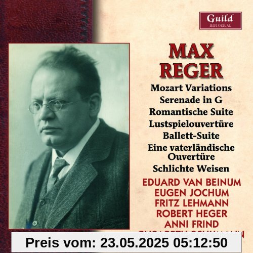 Orchesterwerke Von Reger von Lehmann