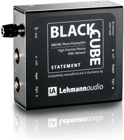 Black Cube Statement Phono-Vorverstärker schwarz von Lehmannaudio