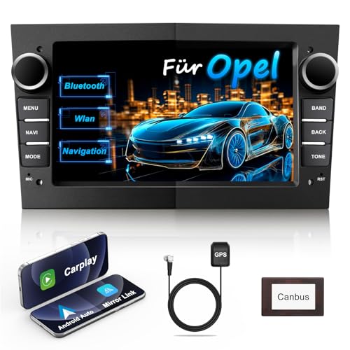 Lehwey Bluetooth Autoradio mit Bildschirm für Opel Corsa d, Astra j&h, Insignia, Vivaro, Zafira b mit Navi WLAN UKW, Carplay, Android Auto, Lenkrad Strg, 2Din Android 14 Dab Auto Radio 7 Zoll Schwarz Lehwey Bluetooth Autoradio mit Bildschirm für Opel Corsa d, Astra j&h, Insignia, Vivaro, Zafira b mit Navi WLAN UKW, Carplay, Android Auto, Lenkrad Strg, 2Din Android 14 Dab Auto Radio 7 Zoll Schwarz von Lehwey