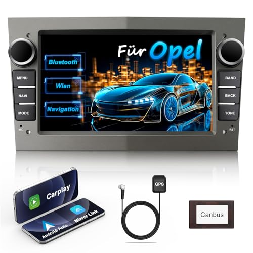 Lehwey Bluetooth Autoradio mit Bildschirm für Opel Corsa d, Astra j&h, Insignia, Vivaro, Zafira b mit Navi WLAN UKW, Carplay, Android Auto, Lenkrad Strg, 2Din Android 14 Dab Auto Radio 7 Zoll Grau Lehwey Bluetooth Autoradio mit Bildschirm für Opel Corsa d, Astra j&h, Insignia, Vivaro, Zafira b mit Navi WLAN UKW, Carplay, Android Auto, Lenkrad Strg, 2Din Android 14 Dab Auto Radio 7 Zoll Grau von Lehwey