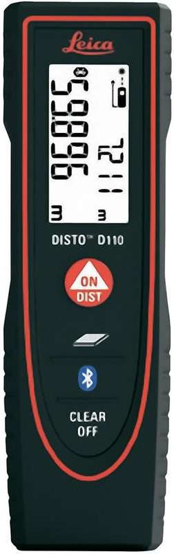 LEICA GEOSYSTEMS D110 Laser-Entfernungsmesser Messbereich (max.) 60 m (808088) von Leica