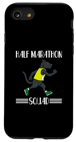 Hund Laufen Halbmarathon Kader Läufer Hülle für iPhone SE (2020) / 7 / 8 von Leichtathletik Leichtathletik Laufmarathon
