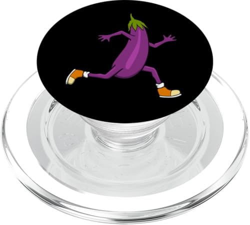 Ironische Aubergine Marathonlauf Hobbyläuferin PopSockets PopGrip für MagSafe Ironische Aubergine Marathonlauf Hobbyläuferin PopSockets PopGrip für MagSafe von Leichtathletik Leichtathletik Laufmarathon