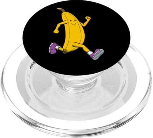 Ironische Banane Marathonlauf Hobbyläuferin PopSockets PopGrip für MagSafe Ironische Banane Marathonlauf Hobbyläuferin PopSockets PopGrip für MagSafe von Leichtathletik Leichtathletik Laufmarathon