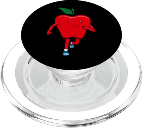 Ironischer Apfel Laufmarathon Hobbyläufer PopSockets PopGrip für MagSafe Ironischer Apfel Laufmarathon Hobbyläufer PopSockets PopGrip für MagSafe von Leichtathletik Leichtathletik Laufmarathon
