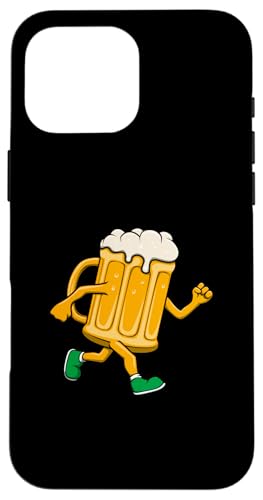Ironischer Bierkrug Laufen Marathon Hobby Läufer Hülle für iPhone 16 Pro Max Ironischer Bierkrug Laufen Marathon Hobby Läufer Hülle für iPhone 16 Pro Max von Leichtathletik Leichtathletik Laufmarathon