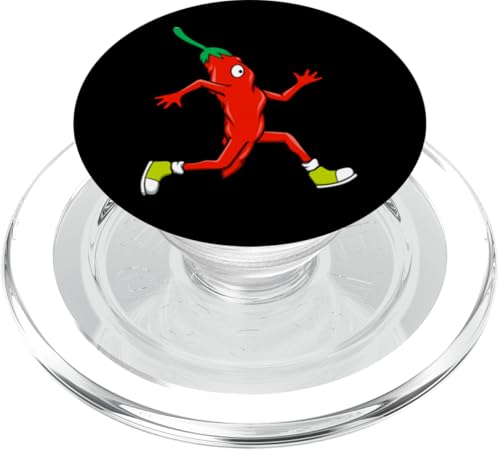 Ironischer Chili-Lauf Marathon Hobbyläufer PopSockets PopGrip für MagSafe Ironischer Chili-Lauf Marathon Hobbyläufer PopSockets PopGrip für MagSafe von Leichtathletik Leichtathletik Laufmarathon