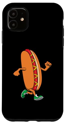 Ironischer Hot Dog Laufen Marathon Hobbyläufer Hülle für iPhone 11 Ironischer Hot Dog Laufen Marathon Hobbyläufer Hülle für iPhone 11 von Leichtathletik Leichtathletik Laufmarathon