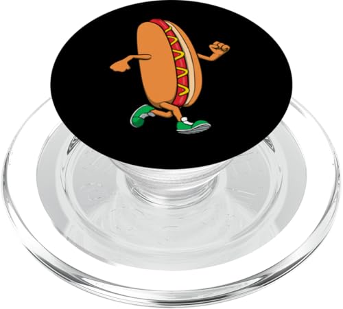 Ironischer Hot Dog Laufen Marathon Hobbyläufer PopSockets PopGrip für MagSafe Ironischer Hot Dog Laufen Marathon Hobbyläufer PopSockets PopGrip für MagSafe von Leichtathletik Leichtathletik Laufmarathon