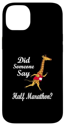 Jemand sagt Halbmarathon Ironische Giraffe Läufer Hülle für iPhone 14 Plus Jemand sagt Halbmarathon Ironische Giraffe Läufer Hülle für iPhone 14 Plus von Leichtathletik Leichtathletik Laufmarathon