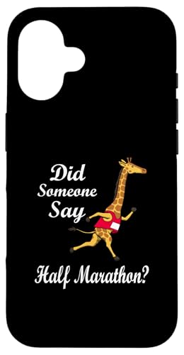 Jemand sagt Halbmarathon Ironische Giraffe Läufer Hülle für iPhone 16 Jemand sagt Halbmarathon Ironische Giraffe Läufer Hülle für iPhone 16 von Leichtathletik Leichtathletik Laufmarathon