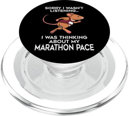 Jemand sagt Halbmarathon Ironische Maus Läufer PopSockets PopGrip für MagSafe Jemand sagt Halbmarathon Ironische Maus Läufer PopSockets PopGrip für MagSafe von Leichtathletik Leichtathletik Laufmarathon