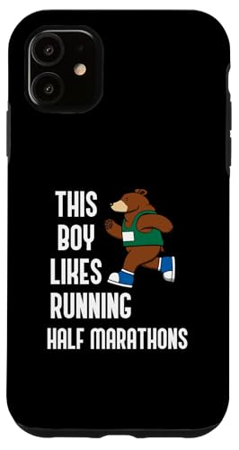 Junge mag Halbmarathon Ironischer Bär Läufer Hülle für iPhone 11 Junge mag Halbmarathon Ironischer Bär Läufer Hülle für iPhone 11 von Leichtathletik Leichtathletik Laufmarathon