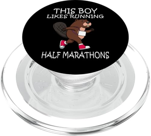 Junge mag Halbmarathon Ironischer Biber Otter PopSockets PopGrip für MagSafe Junge mag Halbmarathon Ironischer Biber Otter PopSockets PopGrip für MagSafe von Leichtathletik Leichtathletik Laufmarathon