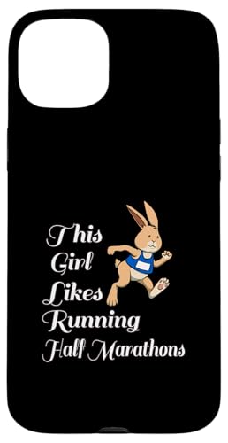 Mädchen mag Halbmarathon Ironie Kaninchen Läufer Hülle für iPhone 15 Plus Mädchen mag Halbmarathon Ironie Kaninchen Läufer Hülle für iPhone 15 Plus von Leichtathletik Leichtathletik Laufmarathon