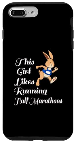 Mädchen mag Halbmarathon Ironie Kaninchen Läufer Hülle für iPhone 7 Plus/8 Plus Mädchen mag Halbmarathon Ironie Kaninchen Läufer Hülle für iPhone 7 Plus/8 Plus von Leichtathletik Leichtathletik Laufmarathon