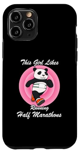 Mädchen mag Halbmarathon Ironischer Panda-Läufer Hülle für iPhone 11 Pro Mädchen mag Halbmarathon Ironischer Panda-Läufer Hülle für iPhone 11 Pro von Leichtathletik Leichtathletik Laufmarathon