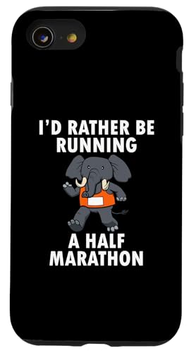 Niedlicher Elefant Halbmarathon Laufen Hobby Sport Hülle für iPhone SE (2020) / 7 / 8 von Leichtathletik Leichtathletik Laufmarathon