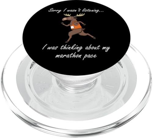 Sage Halbmarathon Ironie Elchhirsch Läufer PopSockets PopGrip für MagSafe Sage Halbmarathon Ironie Elchhirsch Läufer PopSockets PopGrip für MagSafe von Leichtathletik Leichtathletik Laufmarathon