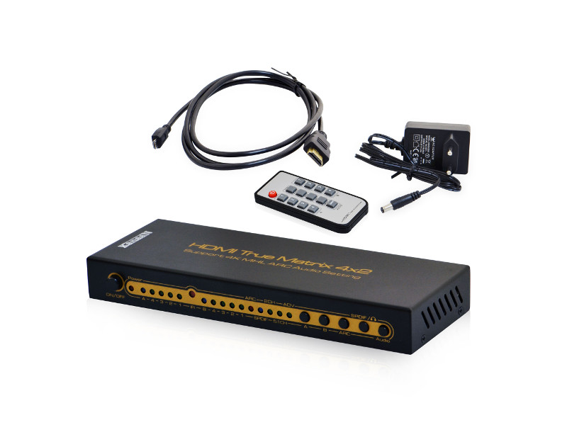 LEICKE KanaaN UHD Matrix 4x2 Switch LEICKE KanaaN UHD Matrix 4x2 Switch von Leicke