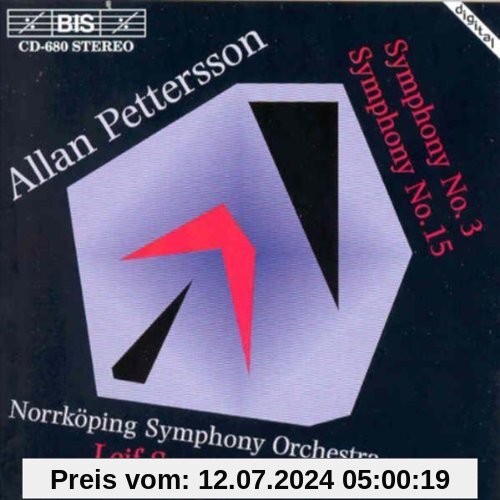 Pettersson, Allan Sinfonien 3 und 15 von Leif Segerstam