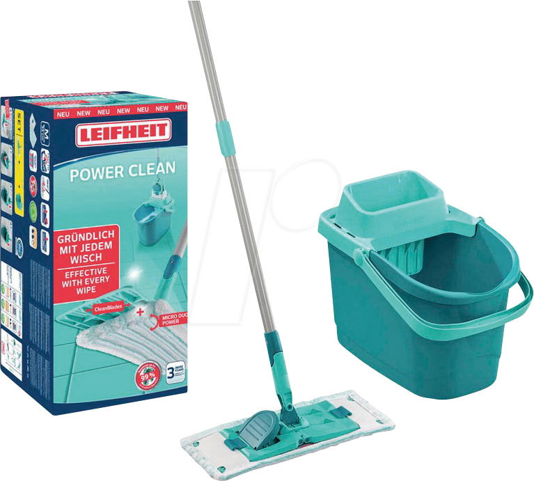 LEIFHEIT 55510 - LEIFHEIT Set Power Clean Bodenwischer von Leifheit