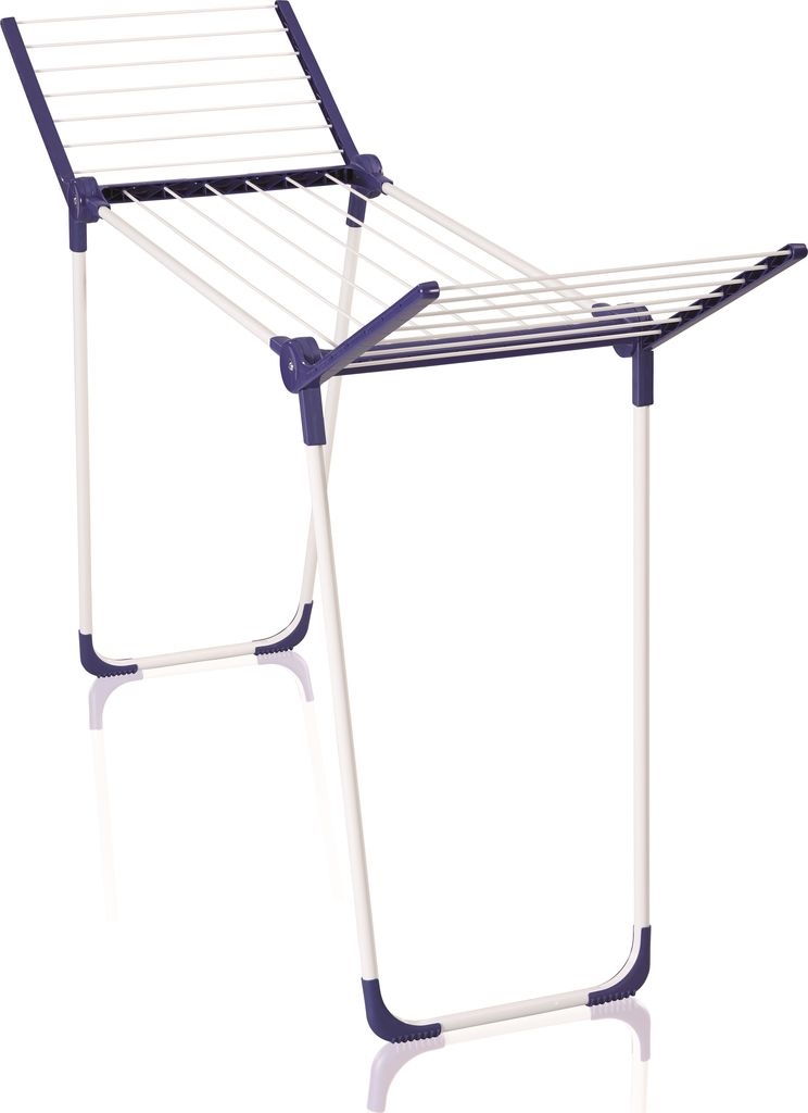 LEIFHEIT Pegasus 120 Solid Compact Standregal Blau - Weiß (81720 / 4006501817204) von Leifheit