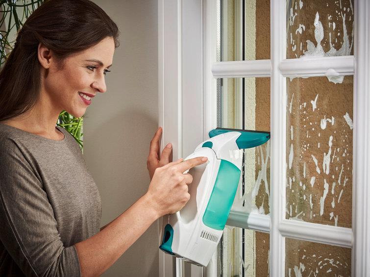 Leifheit Fenstersauger Dry & Clean Komplettset - 51016 Weiß/Grün (51016) von Leifheit