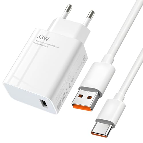 33W USB C Ladegerät Netzteil mit 6A Ladekabel 2M, Schnellladegerät USB Power Handy Ladegeräte für Xiaomi Mi14 T Mi14 14 Pro Mi13T Mi13 Mi12 Mi11 Redmi Note 14 13 12 11 10 Poco X6 X5 X4 Pad 6 5 (33W) 33W USB C Ladegerät Netzteil mit 6A Ladekabel 2M, Schnellladegerät USB Power Handy Ladegeräte für Xiaomi Mi14 T Mi14 14 Pro Mi13T Mi13 Mi12 Mi11 Redmi Note 14 13 12 11 10 Poco X6 X5 X4 Pad 6 5 (33W) von Leikedun