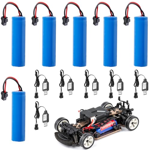 6X 3 7 Volt 1200mAh RC Akku 3.7V Lithium Lonen RC Batterie Wiederaufladbare Li-ion Power Ersatz Batteries mit USB Ladekabel, SM-2P Plug RC Recgargeble Battery für Panzer Autos RC Fahrzeuge Roboter 6X 3 7 Volt 1200mAh RC Akku 3.7V Lithium Lonen RC Batterie Wiederaufladbare Li-ion Power Ersatz Batteries mit USB Ladekabel, SM-2P Plug RC Recgargeble Battery für Panzer Autos RC Fahrzeuge Roboter von Leikurvo
