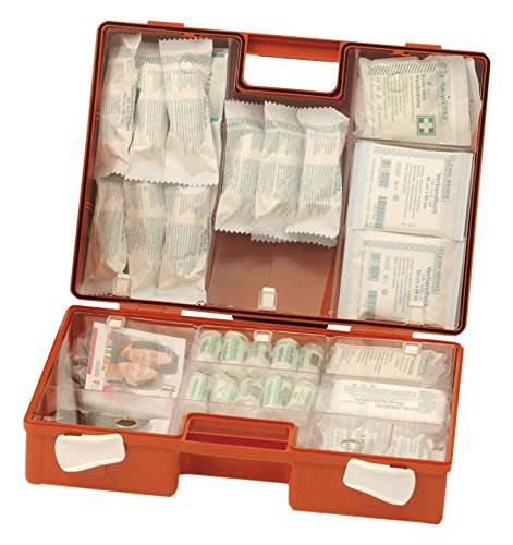 Leina Werke 38011 Erste-Hilfe Verbandkasten Kunststoff mit Aufdruck, Type 1 bis 5 Mitarbeiter Leina Werke 38011 Erste-Hilfe Verbandkasten Kunststoff mit Aufdruck, Type 1 bis 5 Mitarbeiter von LEINA-WERKE