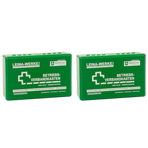 Leina REF20000 Betriebsverbandkasten, Grün, 1 Packung (Packung mit 2) von Leina