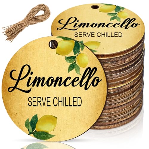 Leinuosen Limoncello Etiketten Limoncello Holzetiketten, bemalt, 3,8 cm, für Gastgeschenke, Korb, Geschenk, Lebensmittel, Veranstaltungen, Feiern, Duschen, Versammlungen, Dankeschön Leinuosen Limoncello Etiketten Limoncello Holzetiketten, bemalt, 3,8 cm, für Gastgeschenke, Korb, Geschenk, Lebensmittel, Veranstaltungen, Feiern, Duschen, Versammlungen, Dankeschön von Leinuosen