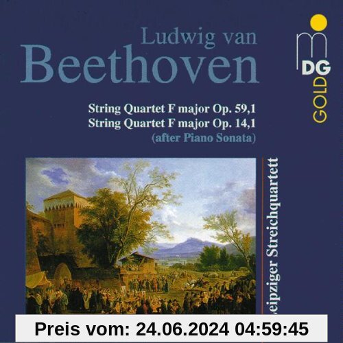 Beethoven String Quartets op. 14,1 & 59,1 von Leipziger Streichquartett